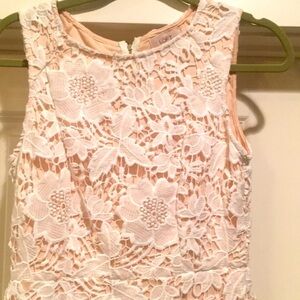 Loft Lace Dress Sleeveless Size 6P